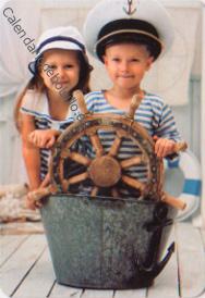 Niña y niño