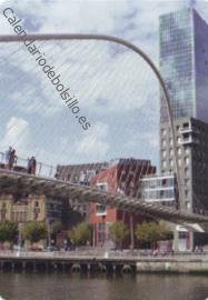 Bilbao - La ria y el puente de Zubizuri
